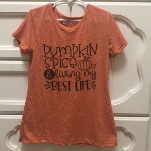 Pumpkin Spice Short Sleeve Shirt